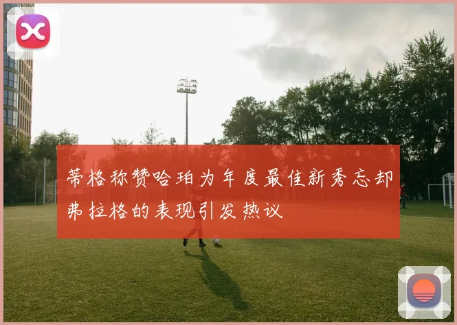 蒂格称赞哈珀为年度最佳新秀忘却弗拉格的表现引发热议